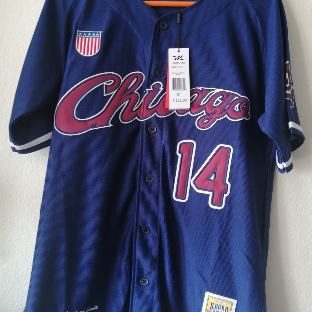 Chicago - M - Men's - Unisex - Baseball Jersey - NWT - American Giants 1926